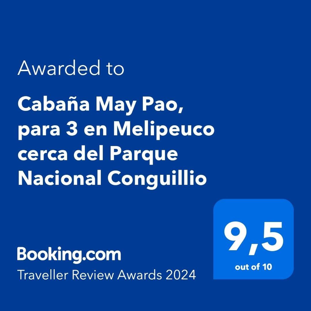 Cabaña para 3 en Melipeuco cerca del Parque Nacional Conguillio Bagian luar foto